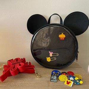 Loungefly Mickey Mouse Pin Collector Small Bag